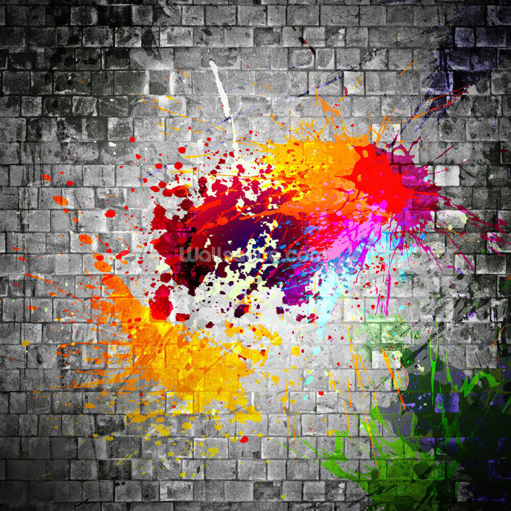 ink splatter wallpaper wallsauce us