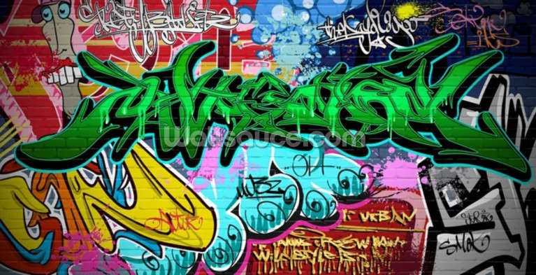 Graffiti Art Urban Green Graffiti Art Urban Green