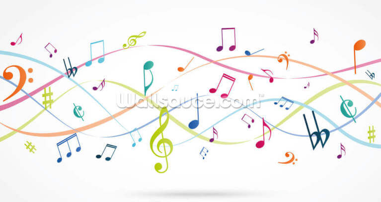 Colorful Music Notes Colorful Music Notes