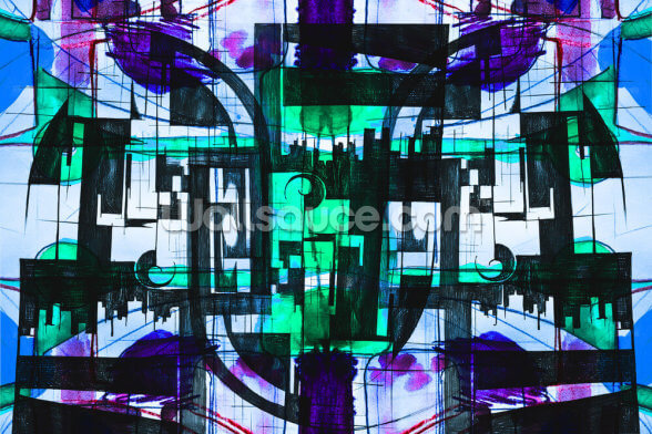 Abstract Purple Wallpaper Wallsauce Nz
