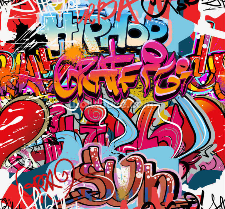 Graffiti Wallpaper & Street Art Wall Murals | Wallsauce US