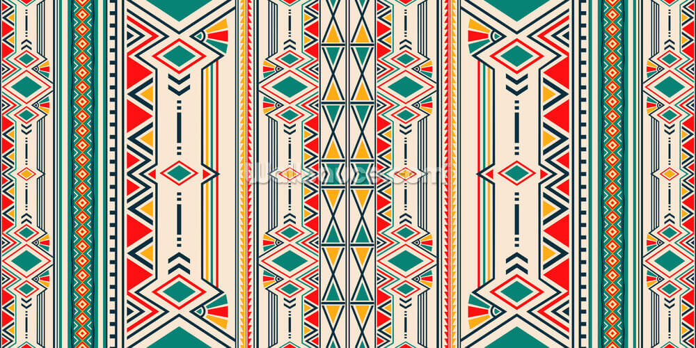 ethnic folklore pattern wall mural wallsauce us