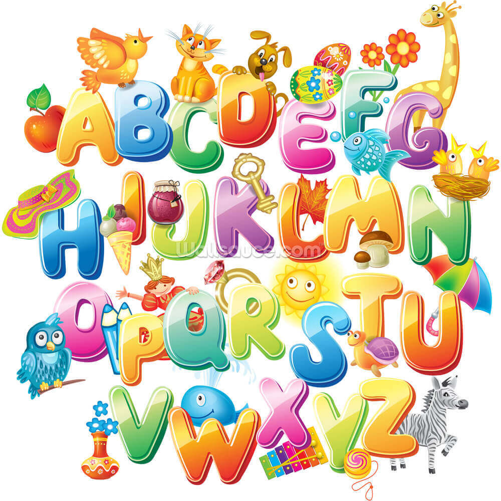 Alphabet Wallpaper For Kids Hd Alphabet Wallpaper | coloringpagesmockup