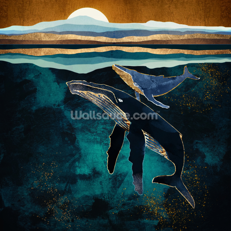 Moonlit Whales Moonlit Whales