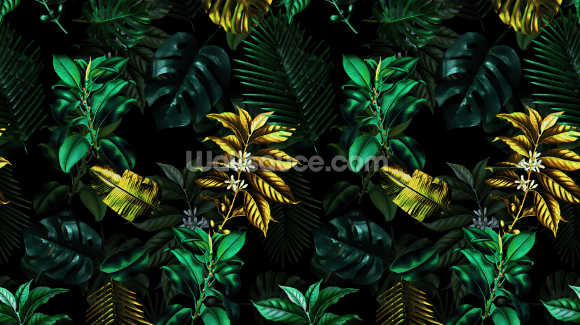 Tropical Dancing Leaves
