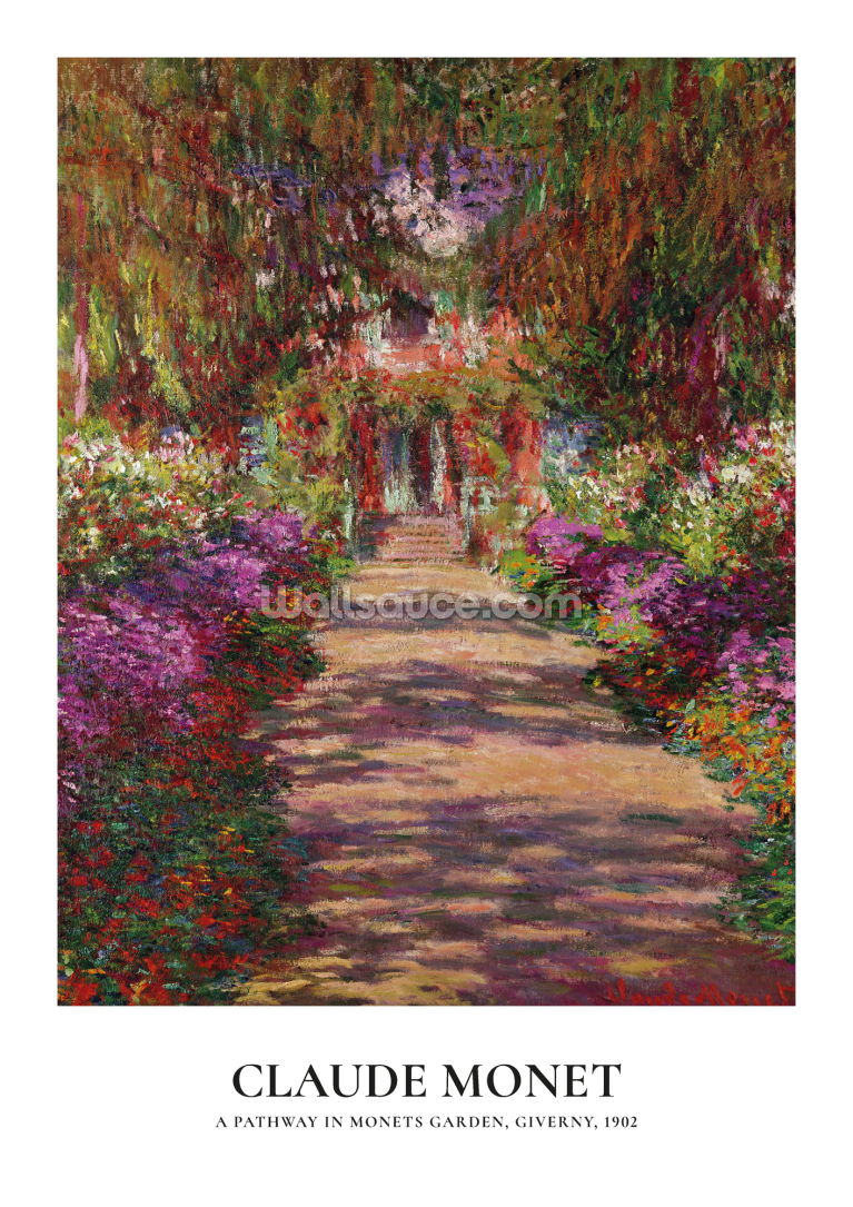 Pathway in Monet's Garden Pathway in Monet's Garden