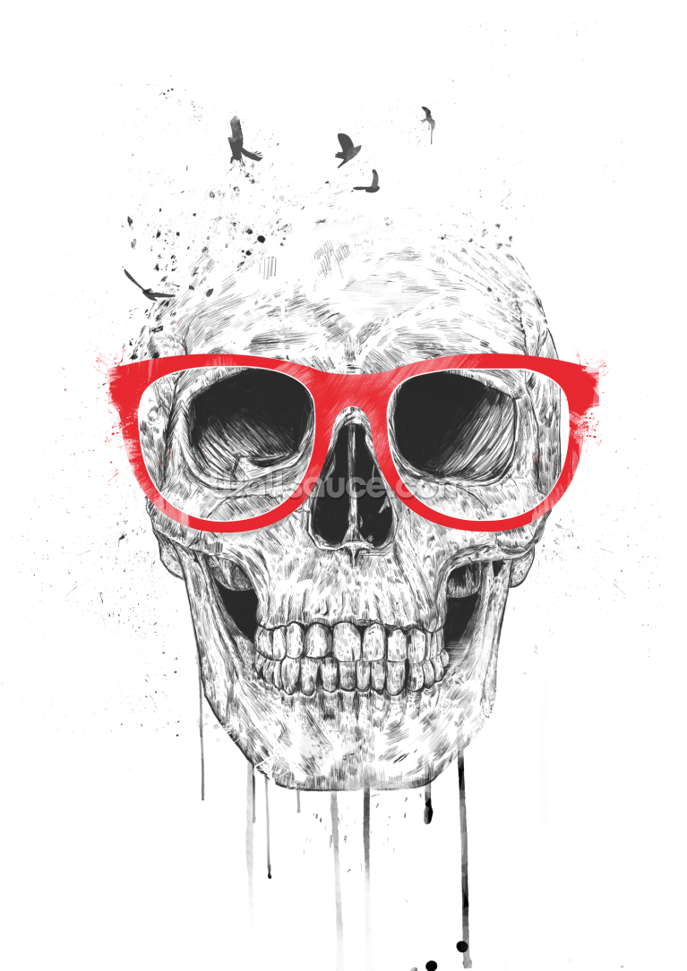 Skull With Glasses Skull With Glasses