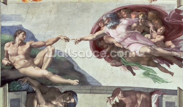 Sistine Chapel The Creation Of Adam Wallpaper Wallsauce Us