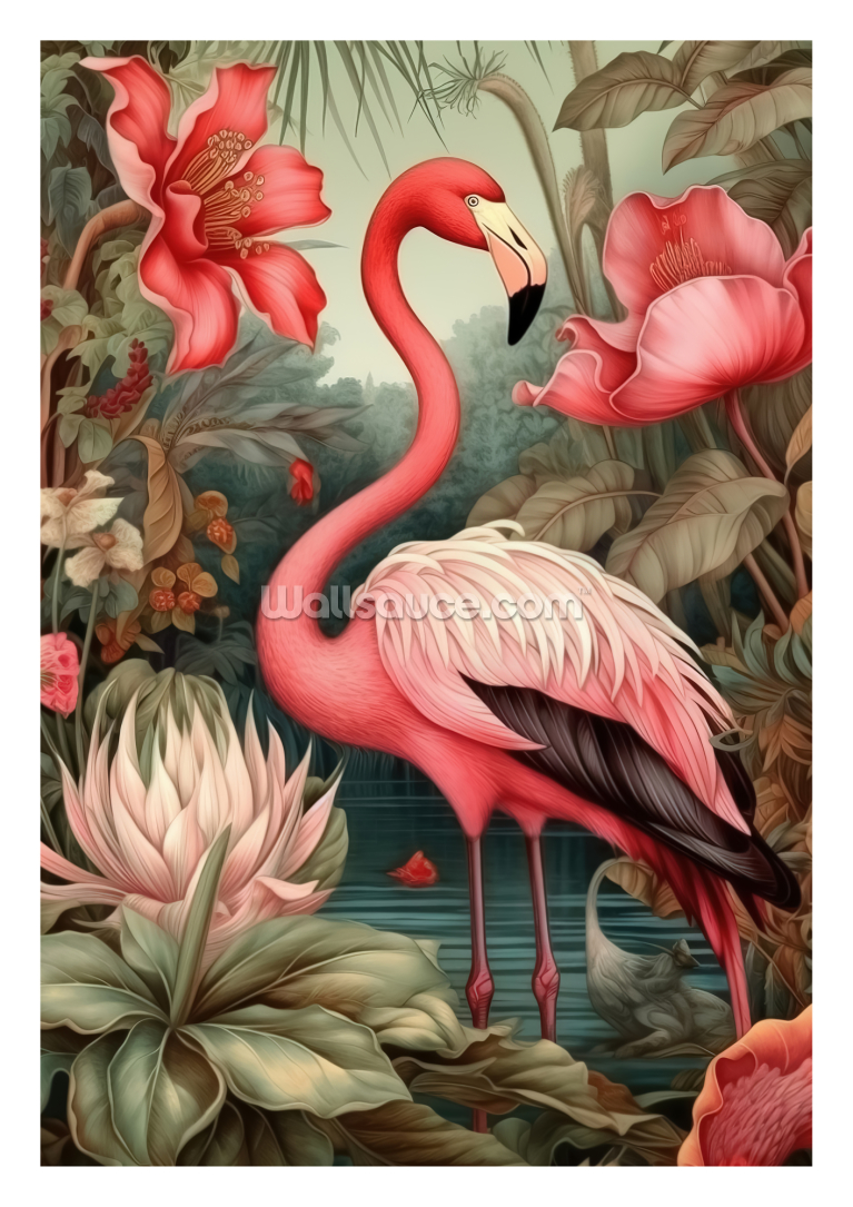 Botanical Flamingo Botanical Flamingo