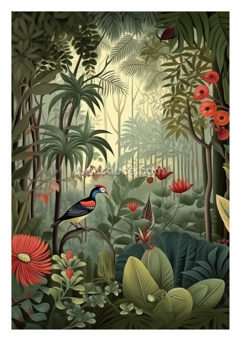 Botanical Jungle Bird Botanical Jungle Bird