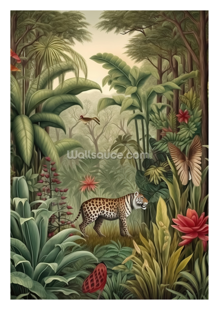 Botanical Jungle Tiger Botanical Jungle Tiger