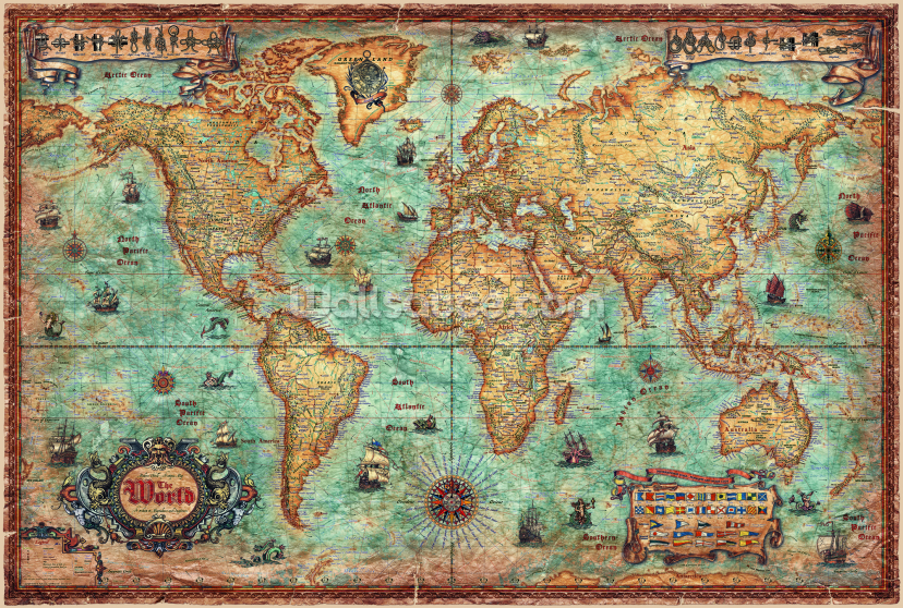 World Map Antique
