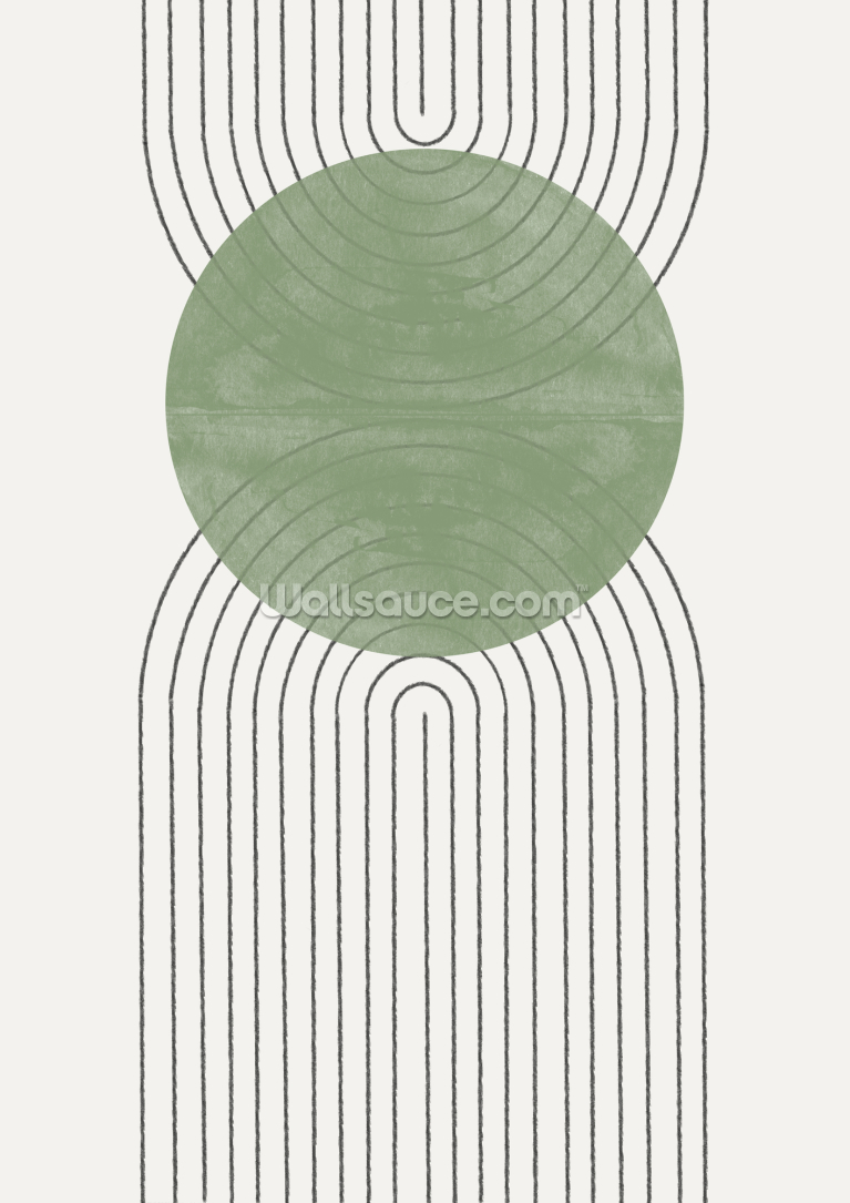 Mid Century Green Moon Mid Century Green Moon