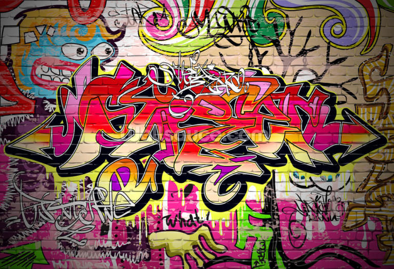 Graffiti Wallpaper Street Art Wall Murals Wallsauce Us