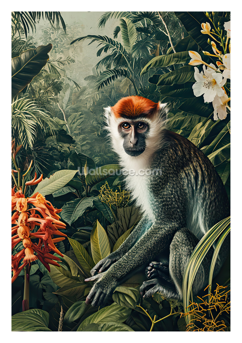 Monkey In Jungle Monkey In Jungle