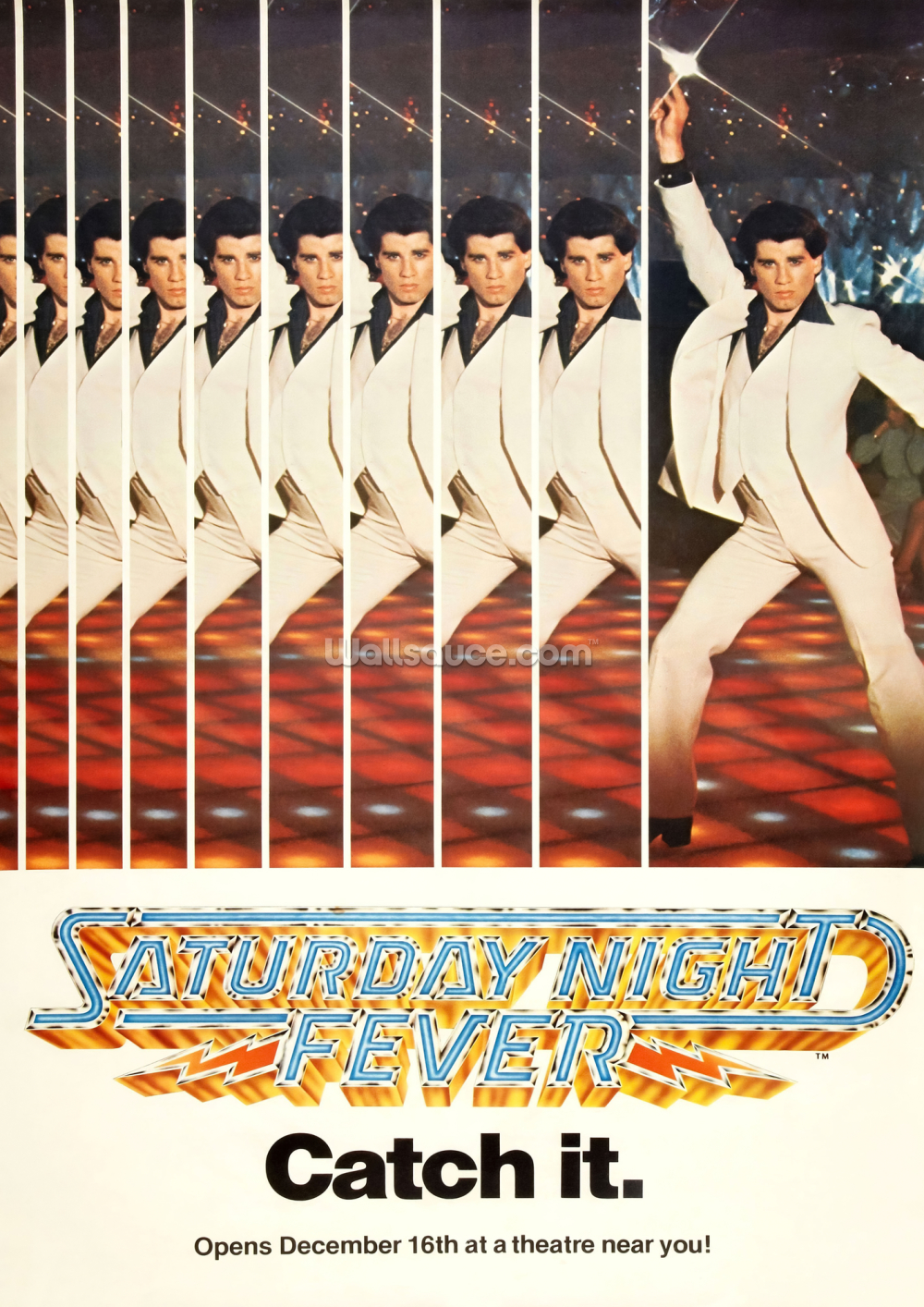 Saturday Night Fever Movie Poster Prints & Poster Wallsauce UK