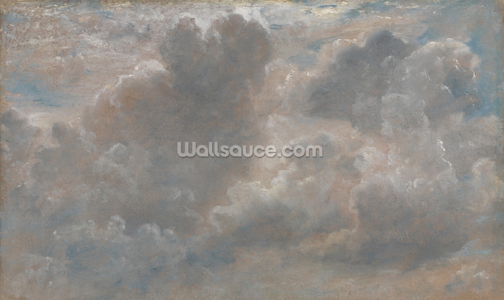 kunstmuurschildering genaamd Cloud Study van John Constable voor woonkamers, badkamers en slaapkamers kunstmuurschildering genaamd Cloud Study van John Constable voor woonkamers, badkamers en slaapkamers