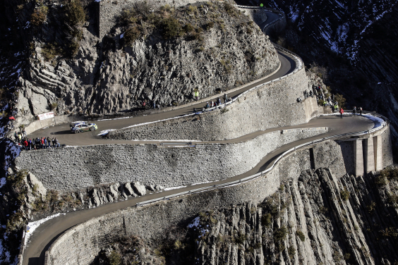Mikko Hirvonen Hairpin Turn