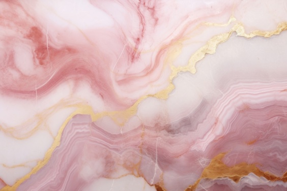 Pink and Gold Marble
