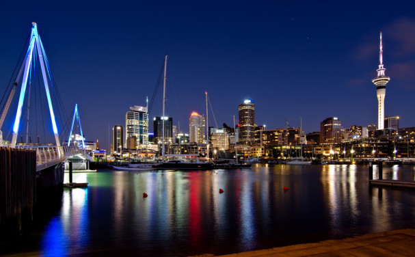 Auckland Nightime Auckland Nightime