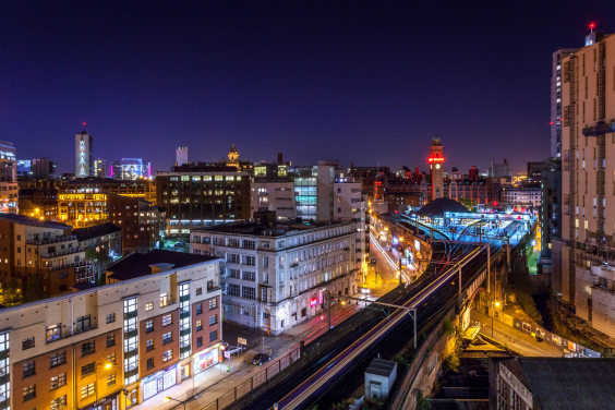 Manchester Oxford Road Skyline