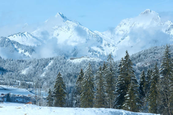 Tirol Winter Mountain Landscape Tirol Winter Mountain Landscape