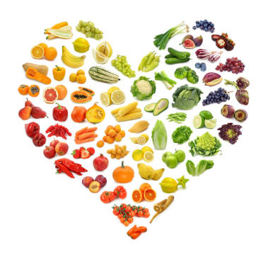 Heart Shape of Fruits and Veg Heart Shape of Fruits and Veg