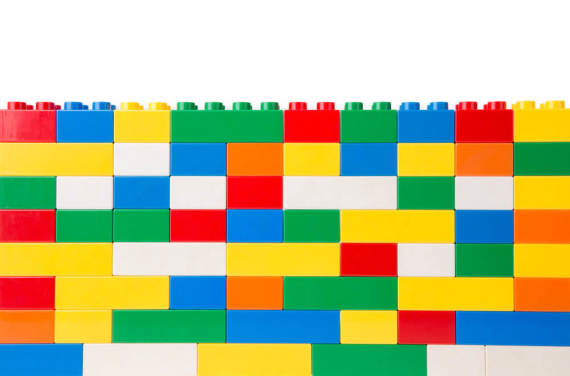 Colourful Brick Wall