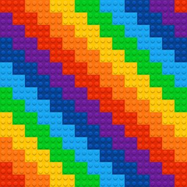 Colourful Brick Stairs