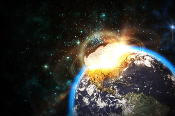 Asteroid Impact from Space
