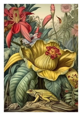 Botanical Frog