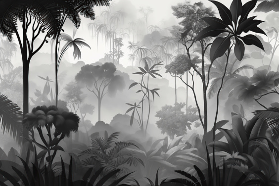 Foggy Tropical Forest