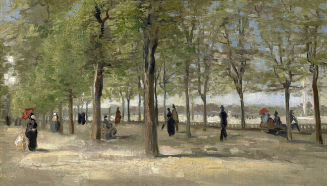 Terrace in the Luxembourg Gardens
