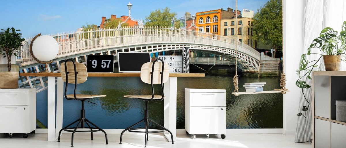 Dublin Bridge Wallpaper Mural Wallsauce DK