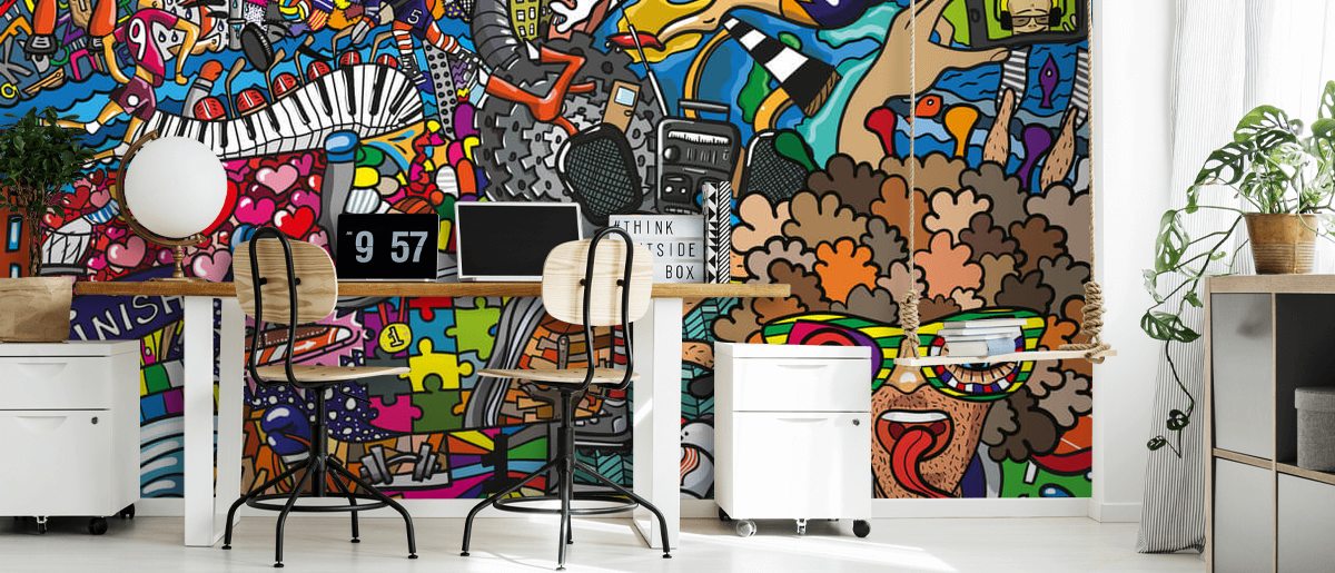 Sports Graffiti Wallpaper Wallsauce CA