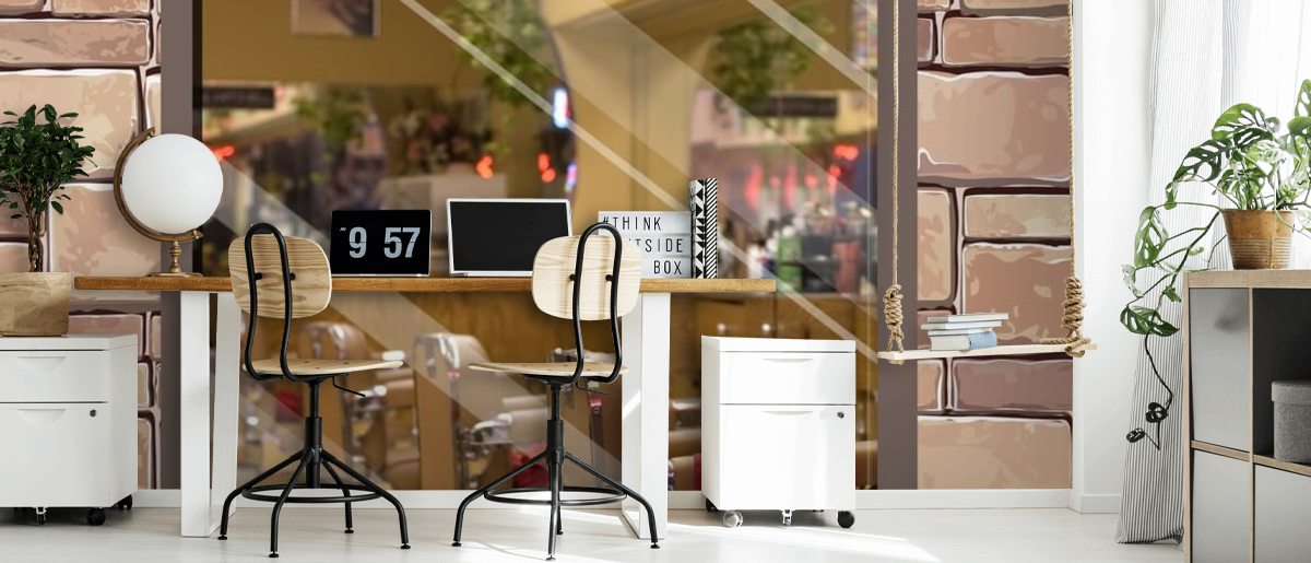 Hair Salon Wall Mural Wallsauce CA