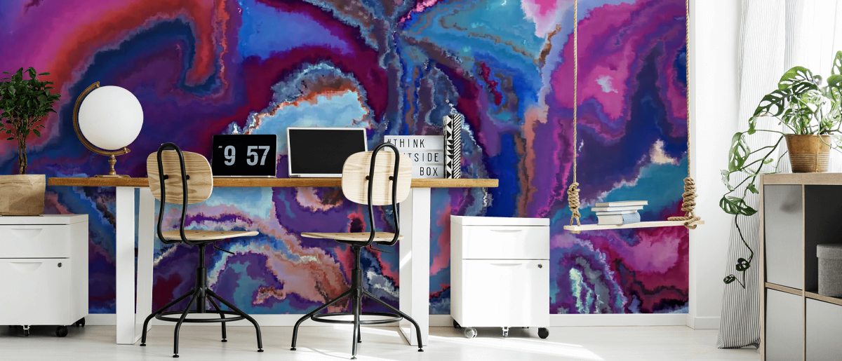 Geode Wall Mural Wallsauce US