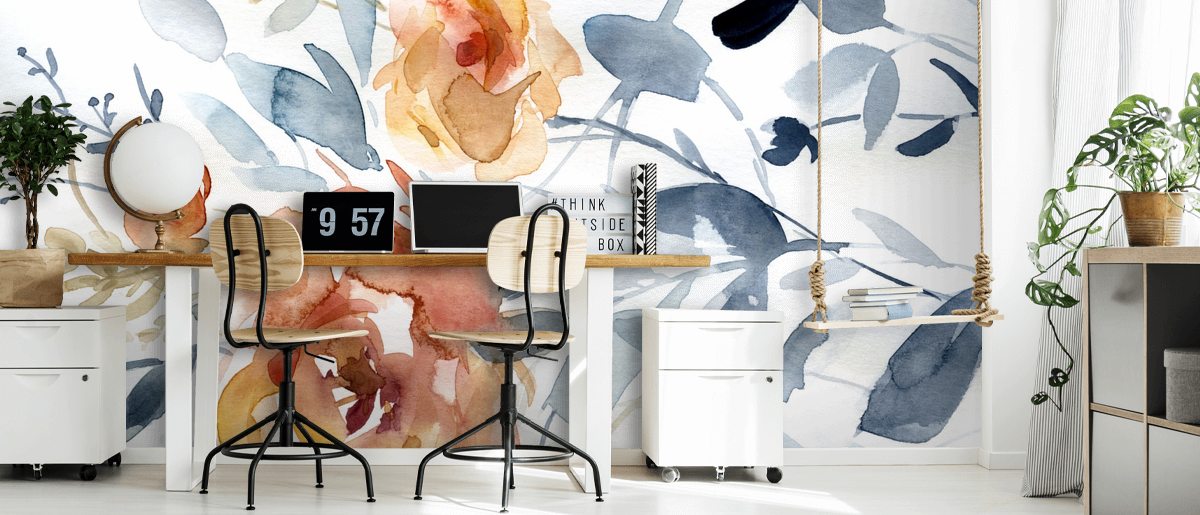 Flowering Branches Wall Mural Wallsauce NZ