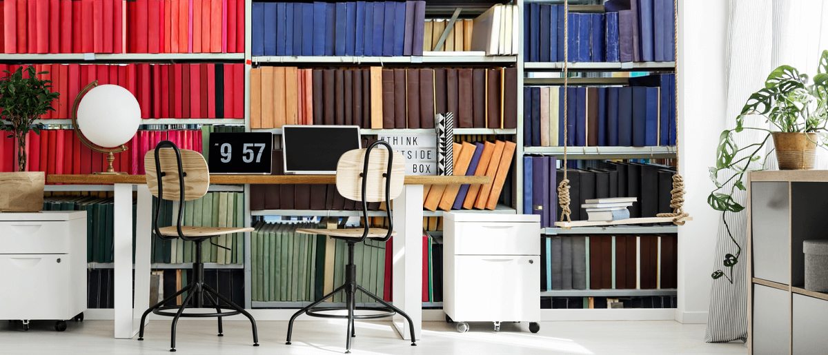 Colourful Library Wall Mural Wallsauce UK