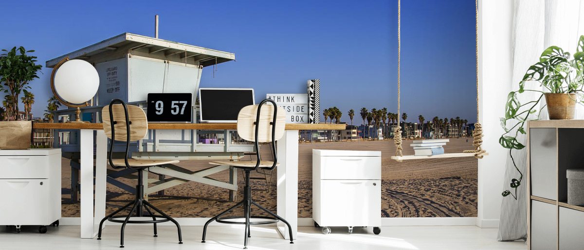 Lifeguard Station Wallpaper | Wallsauce NZ