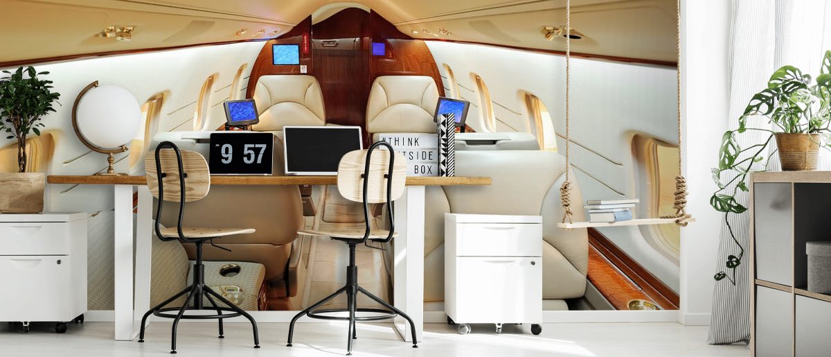 Interior of Luxury Jet