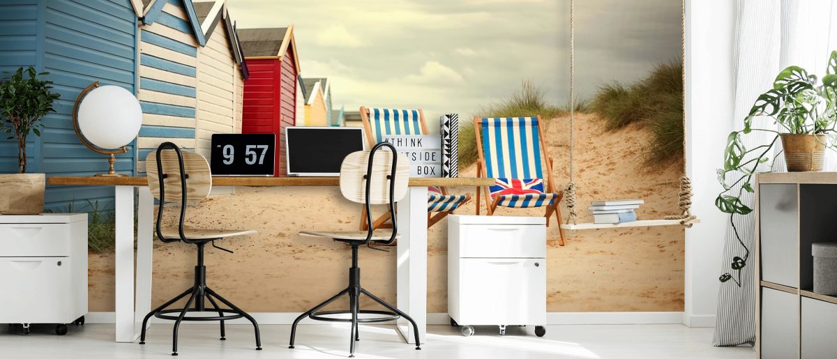 Deck Chairs Wallpaper Wallsauce UK