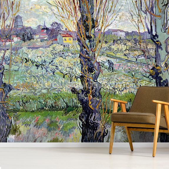 Van Gogh Atemberaubende Aussicht Auf Die Arleser Tapete Wandbild