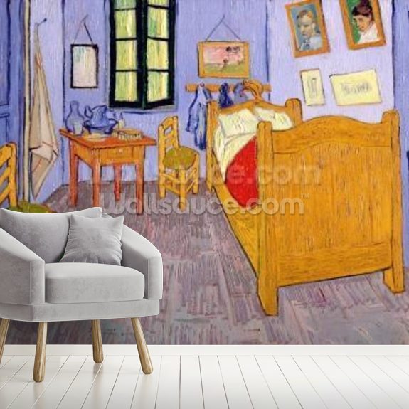 Van Gogh S Bedroom At Arles Mural Wallpaper Wallsauce Us,5 Bedroom Bungalow House Plans 3d
