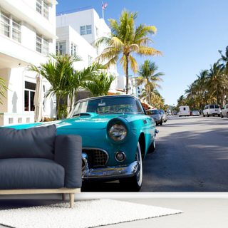 Classic Car Bedroom Wallpaper