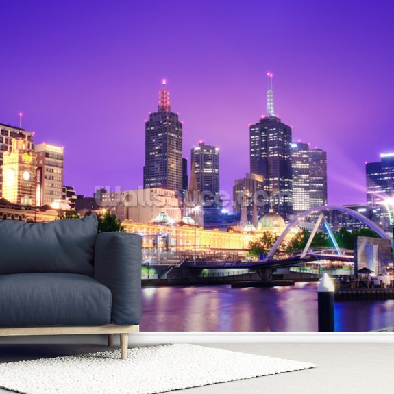 Melbourne, Australia Wallpaper Mural Wallsauce UK