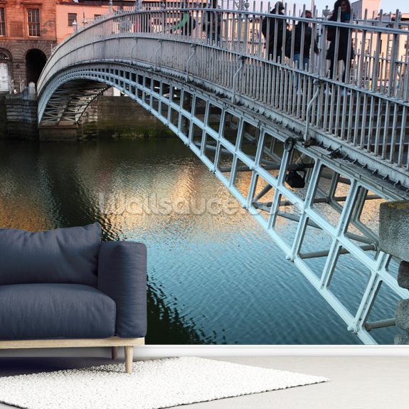 Ha'penny Bridge Dublin Wall Mural Wallsauce UK