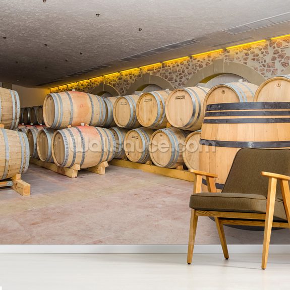 Barrels of Wine Wallpaper | Wallsauce UK