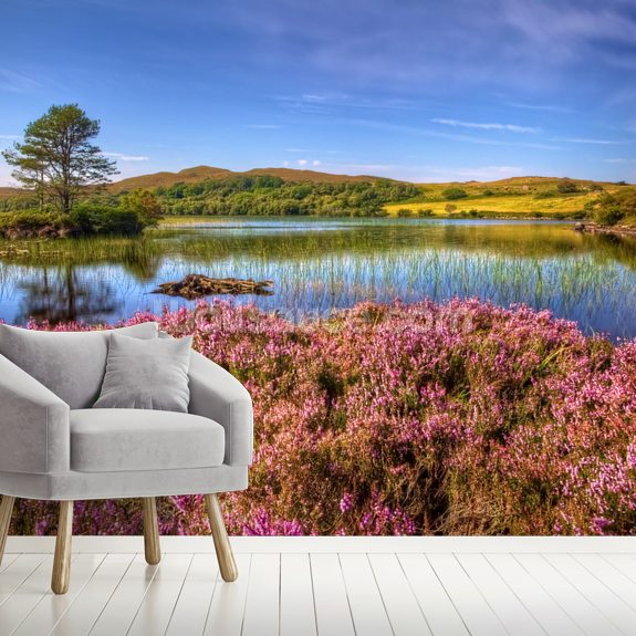 Details about   Photo wallpaper Wall mural Removable Self-adhesive Lake Scotland