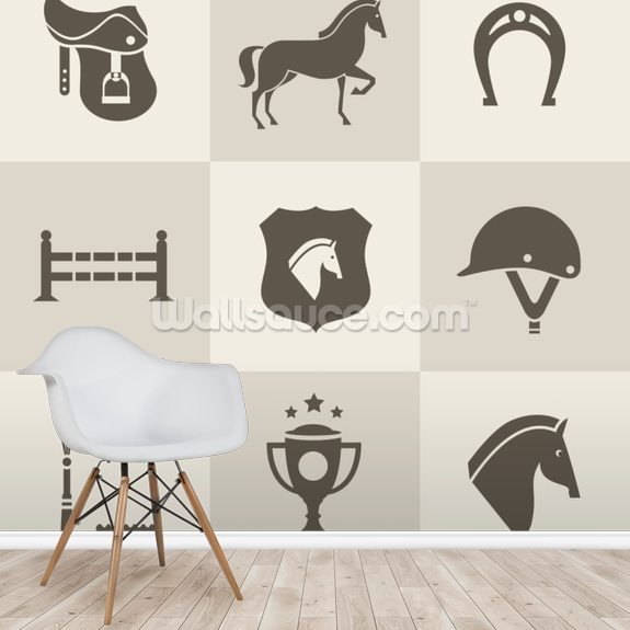 Horse Riding Wallpaper Mural Wallsauce US